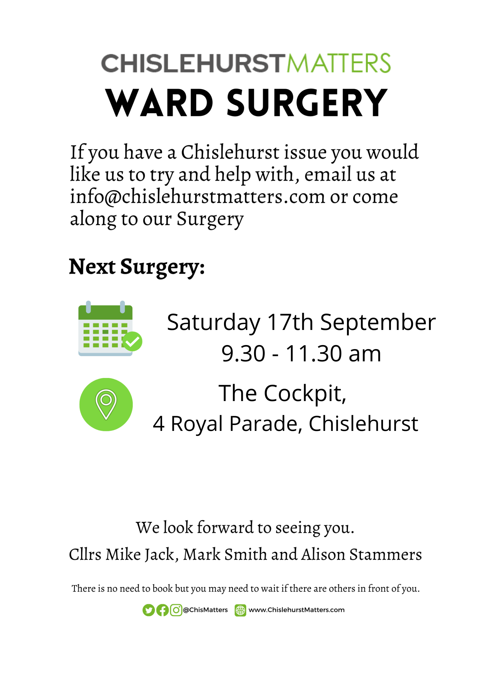 Chislehurst Ward Surgery September 2022 Chislehurst Matters chislehurst-ward-surgery-september-2022-chislehurst-matters