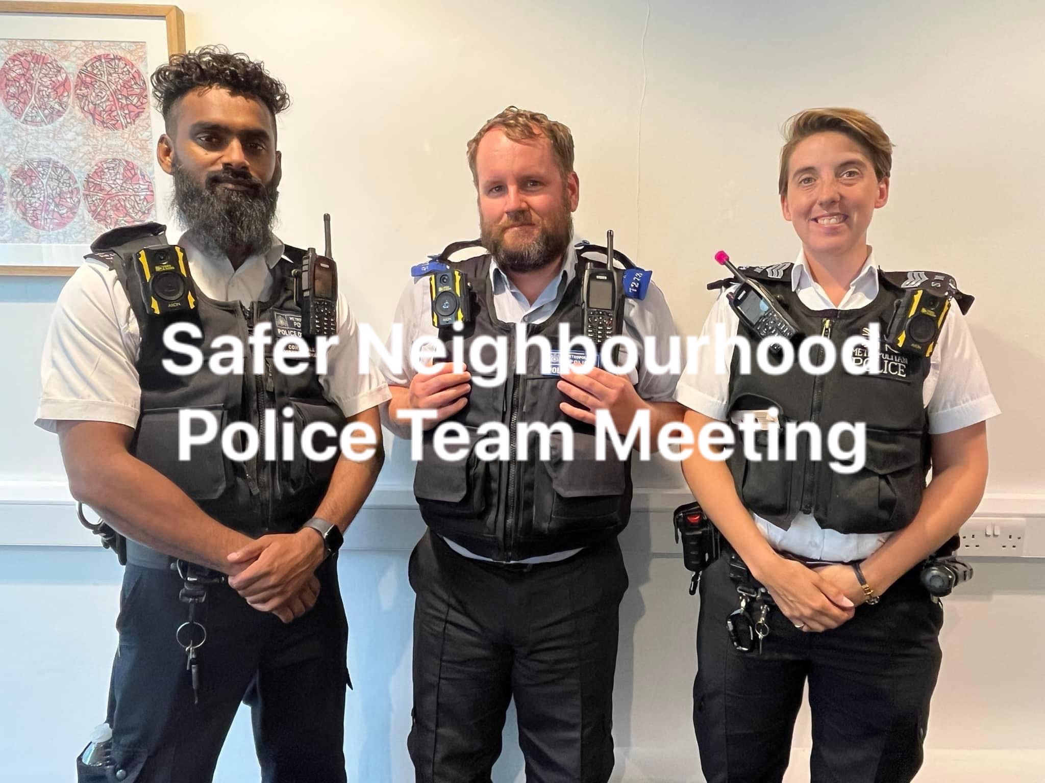 Chislehurst Safer Neighbourhood Police Team Meeting Update