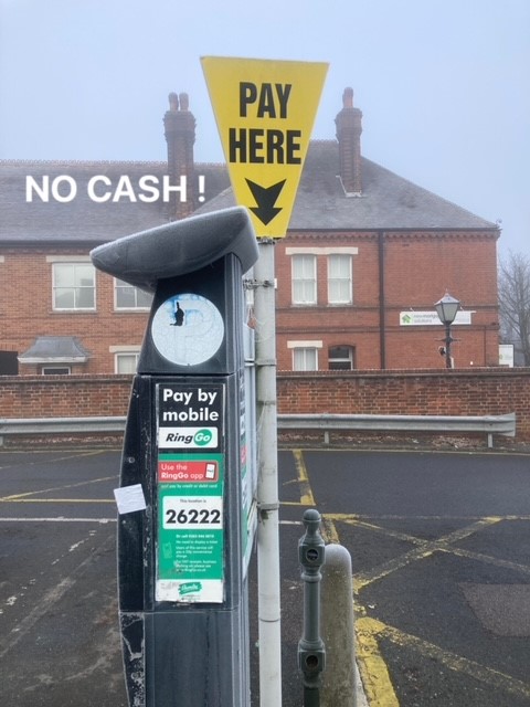 Removing Cash Parking Ticket Machines