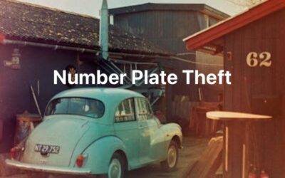 Number Plate Theft