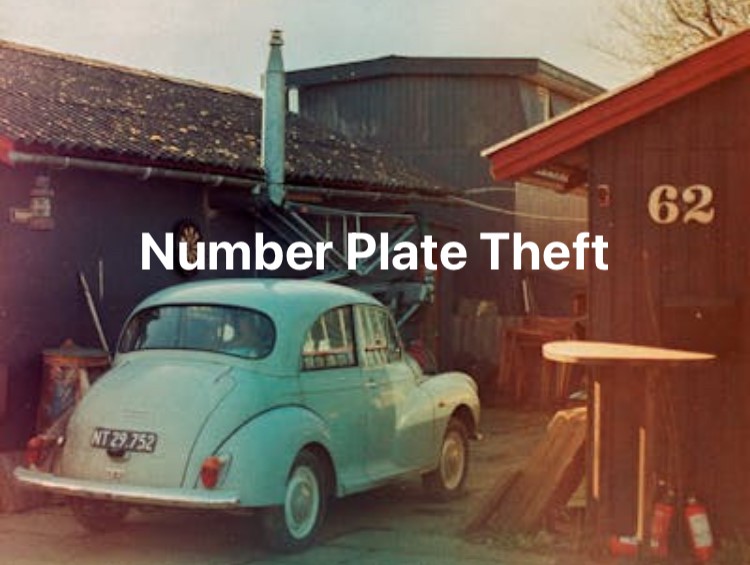 Number Plate Theft