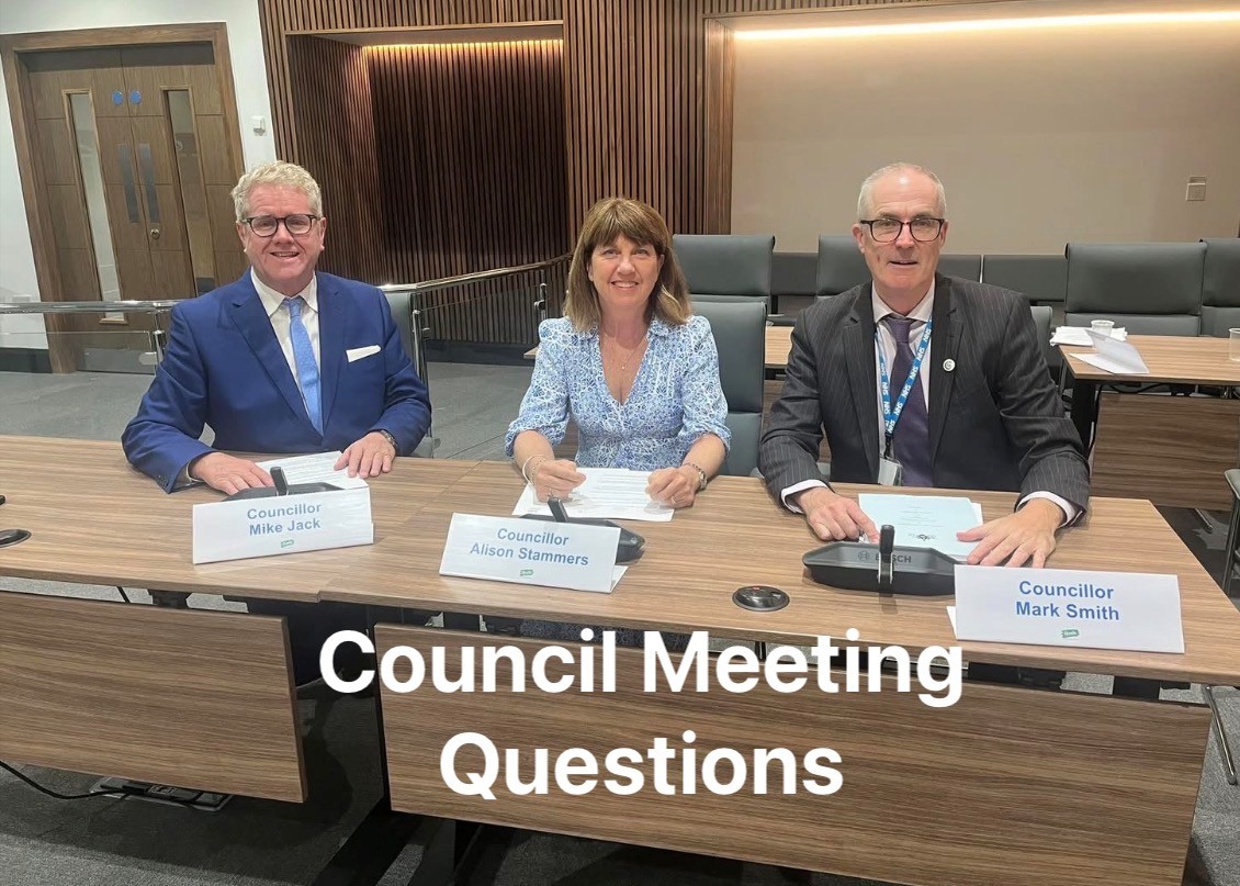 Council meeting 23 March 2026 – Questions From Your Councillors